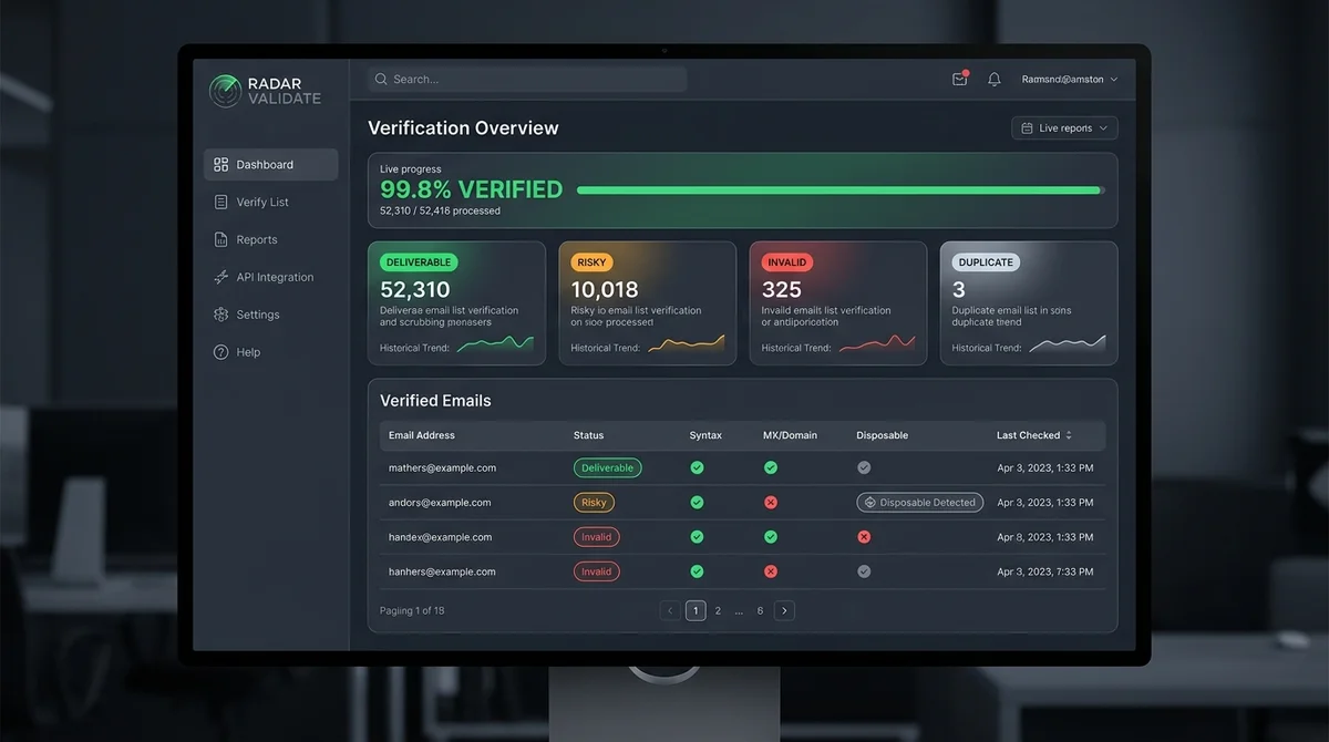 Radar Validate